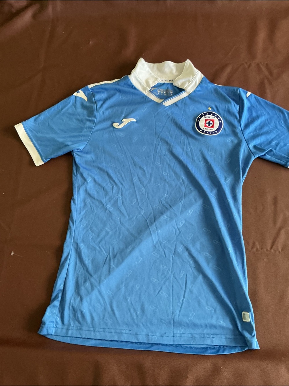 Storia Sky Blue Youth Soccer Jersey with White Accents